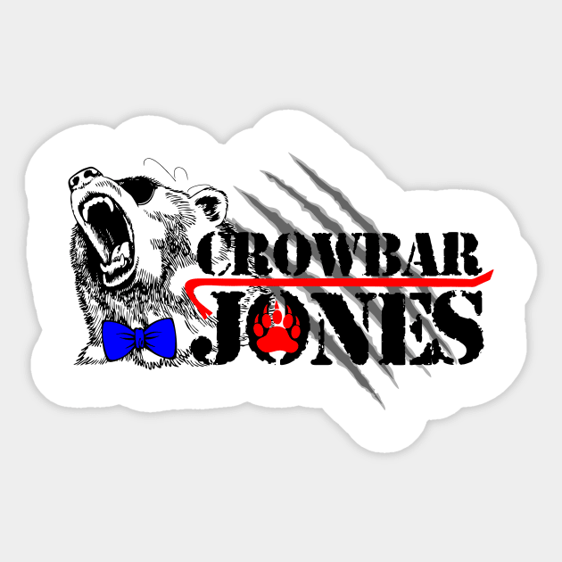 Crowbar Jones 4 Sticker by ikaszans